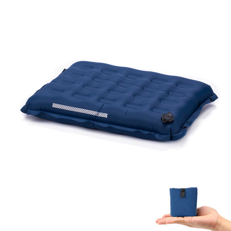 Self-Inflating Seat Cushion Thickened Camping Mat Lightweight Waterproof Foldable Stadium Seat Pad