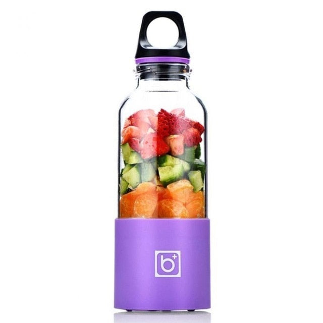 Mini frullatore portatile elettrico ricaricabile via USB – Spremiagrumi e shaker per succhi di frutta