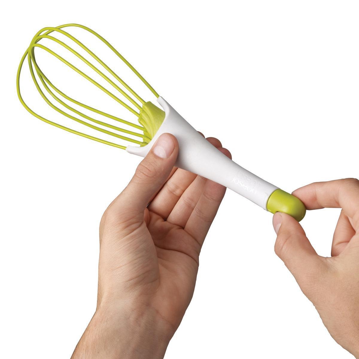 Frusta per uova rotante in plastica, multifunzionale e manuale, facile da pulire; strumento per impasti e prodotti da forno.
