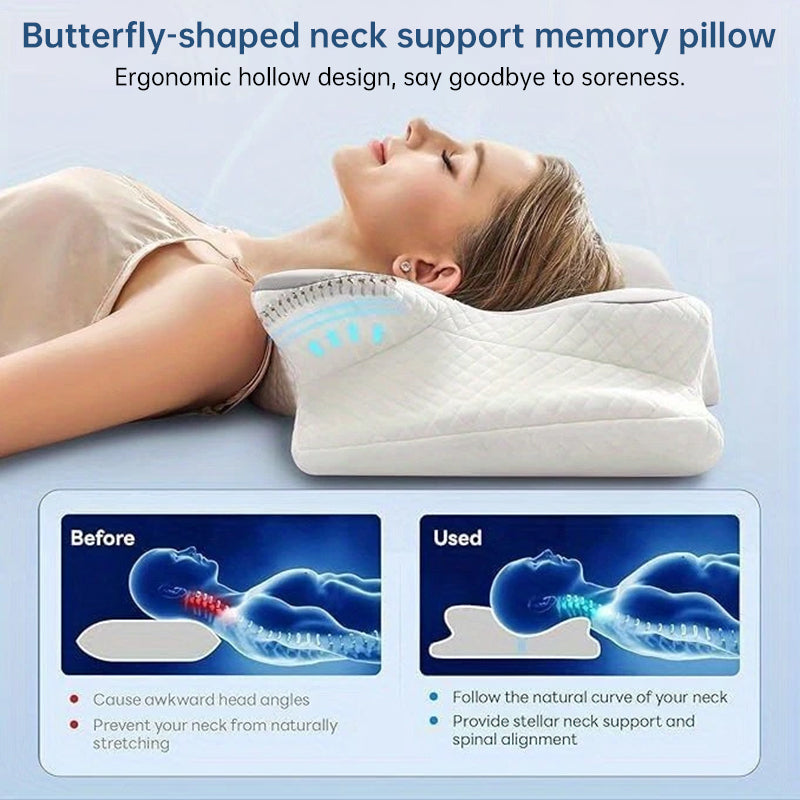 Cuscino in memory foam viscoelastico rinfrescante – Cuscino a lento ritorno resistente al calore