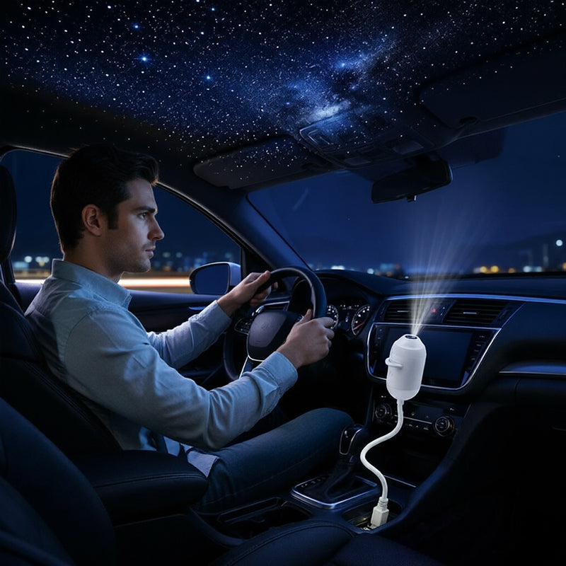 Proiettore olografico 5D Galassia e Oceano – Luce notturna LED smart con 24 pellicole, ideale per camera da letto e feste