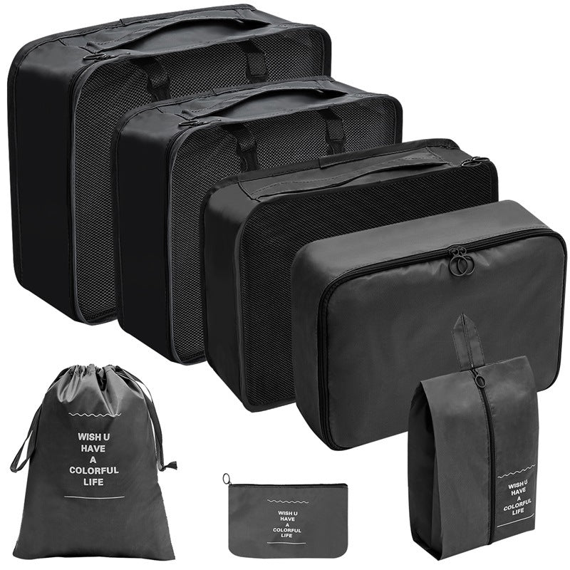 7PCS Luggage Packing Cubes – Travel Organizer and Storage Bags Set, Luggage Essentials