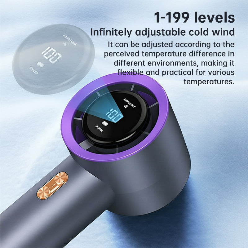 ventilatore portatile ad alta velocità ventilatore mini portatile AC 199 livello regolabile dispositivo di raffreddamento personale per viaggio palestra all'aperto