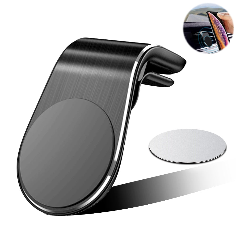 Supporto magnetico per auto per iPhone, smartphone e tablet