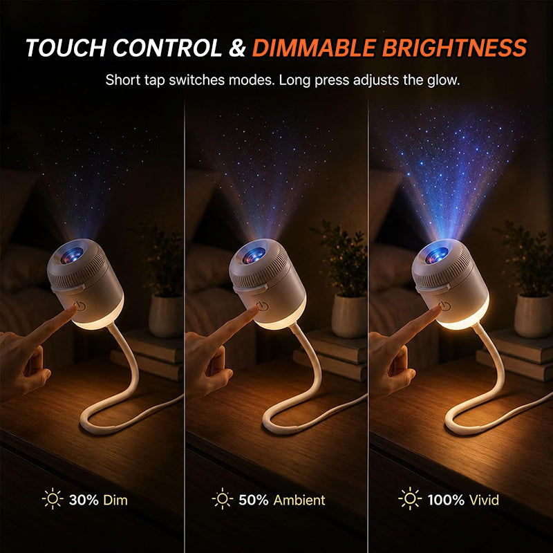 Proiettore olografico 5D Galassia e Oceano – Luce notturna LED smart con 24 pellicole, ideale per camera da letto e feste