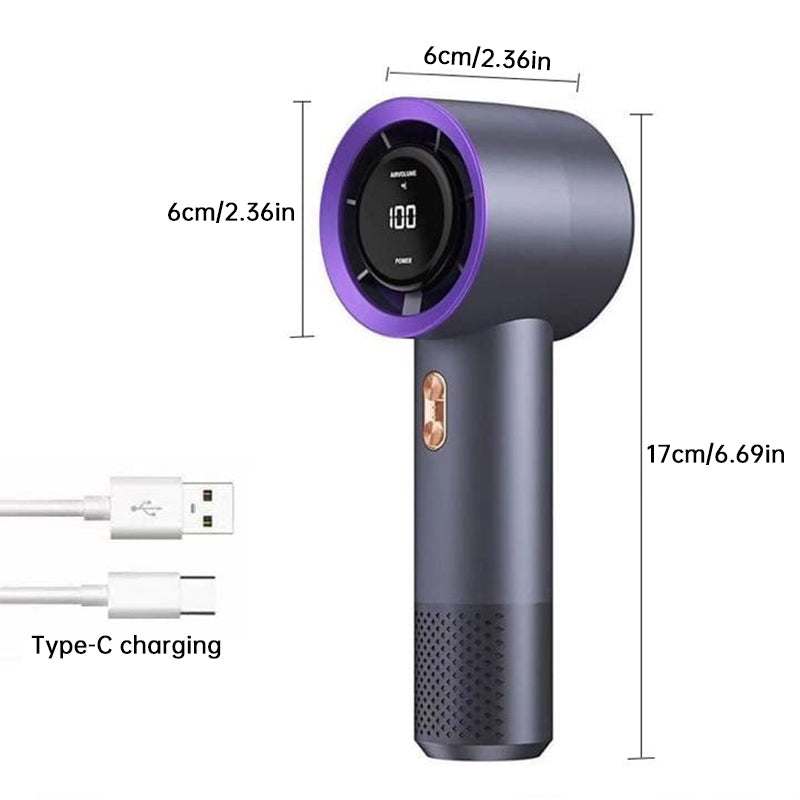 ventilatore portatile ad alta velocità ventilatore mini portatile AC 199 livello regolabile dispositivo di raffreddamento personale per viaggio palestra all'aperto