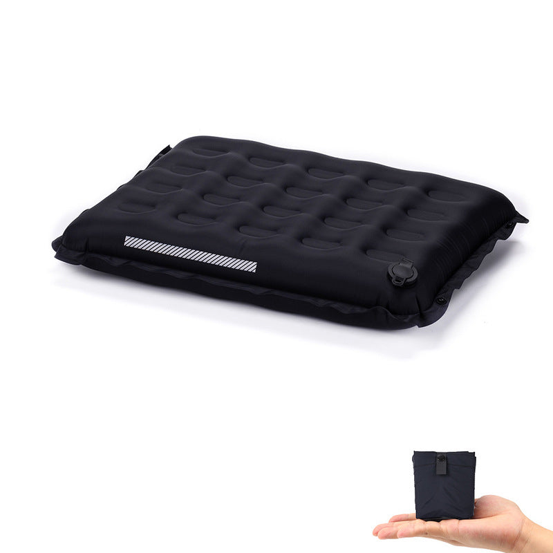 Self-Inflating Seat Cushion Thickened Camping Mat Lightweight Waterproof Foldable Stadium Seat Pad