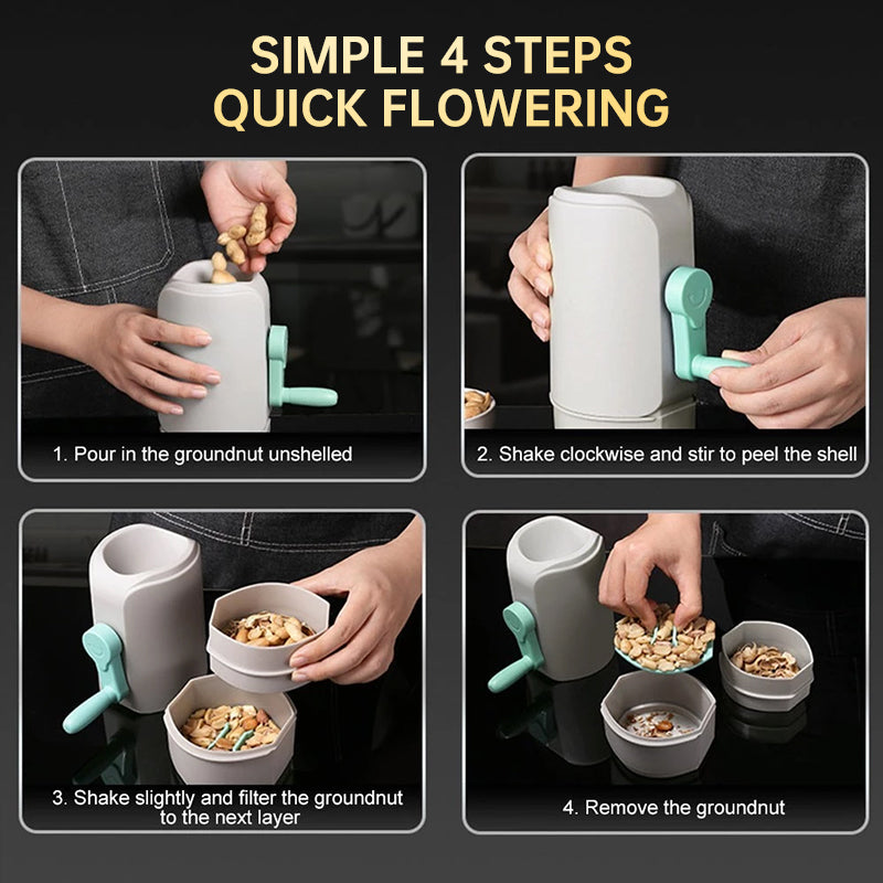 Strumento manuale per sgusciare arachidi e pistacchi, accessorio da cucina per sgusciare e sbucciare