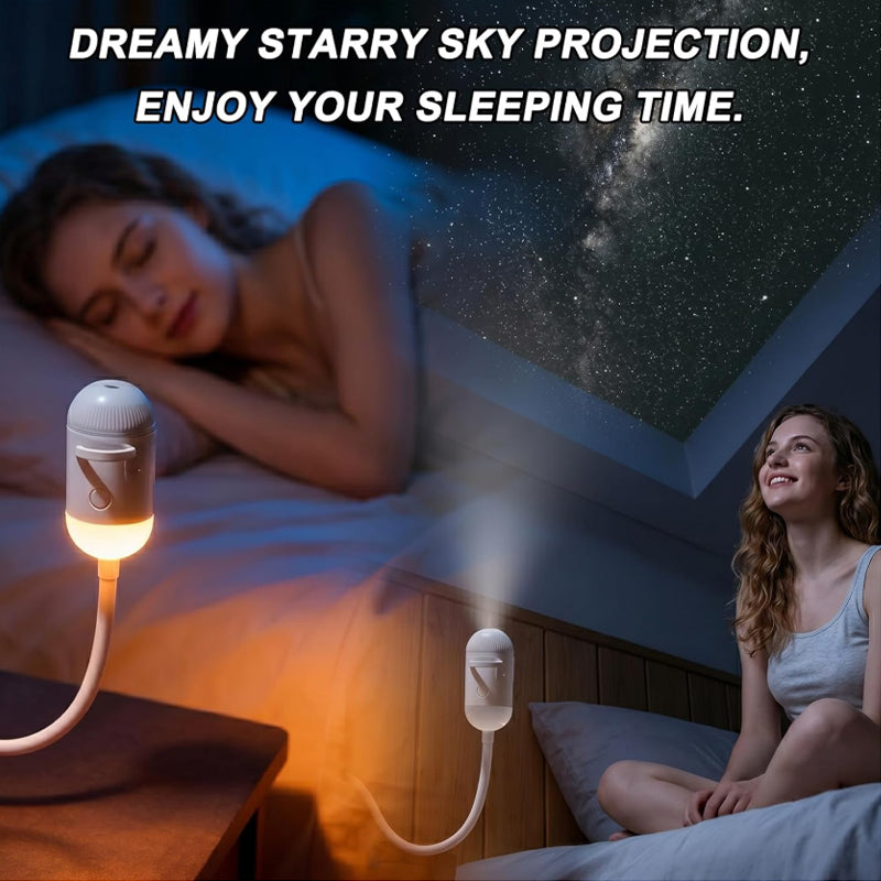 Proiettore olografico 5D Galassia e Oceano – Luce notturna LED smart con 24 pellicole, ideale per camera da letto e feste