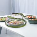 Coperchio per microonde trasparente, con funzione vapore e manico, diametro 25 cm (10 pollici), adatto a piatti – Accessorio da cucinat