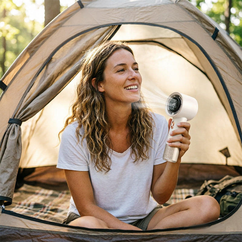 ventilatore portatile ad alta velocità ventilatore mini portatile AC 199 livello regolabile dispositivo di raffreddamento personale per viaggio palestra all'aperto