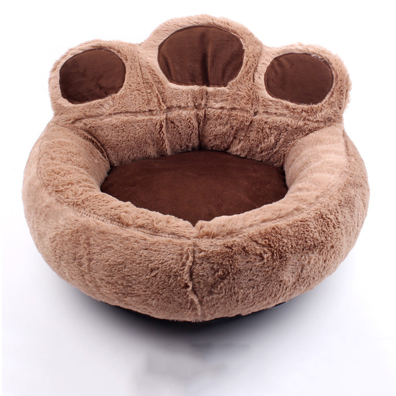 Cuccia per cani, cuccia per gatti, accessori per animali domestici Autunno e Inverno Calda e confortevole Cuccia per animali domestici a forma di zampa d'orso Tappetino per cani