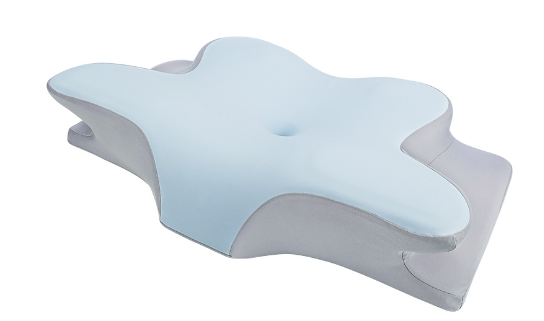 Cuscino cervicale ergonomico in memory foam: supporto ortopedico sagomato, inodore, ideale per alleviare il dolore al collo.