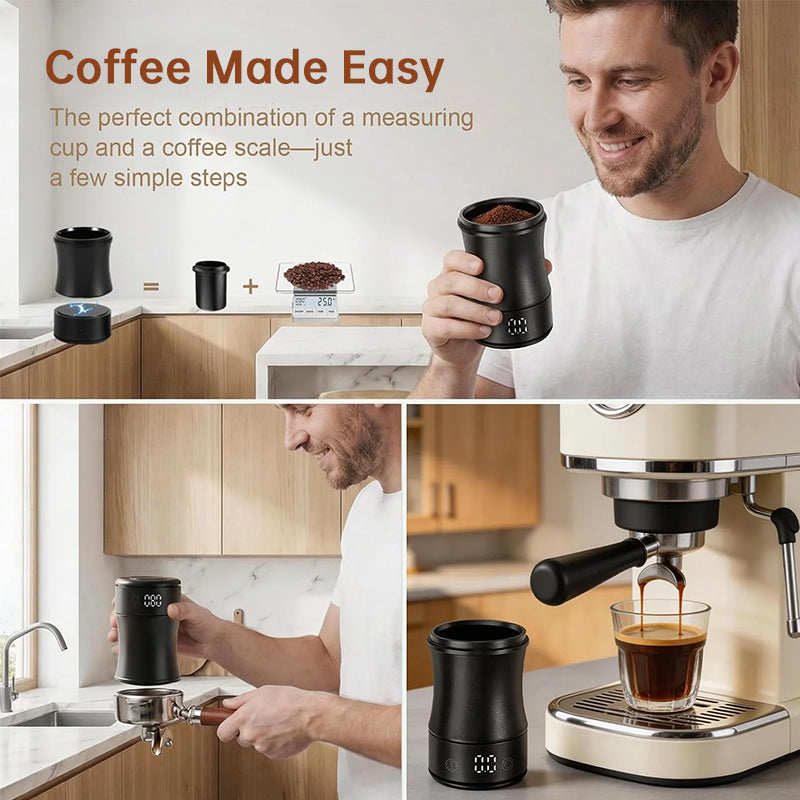 Dosatore digitale leggero per caffè, tazza di pesatura a LED ricaricabile per espresso