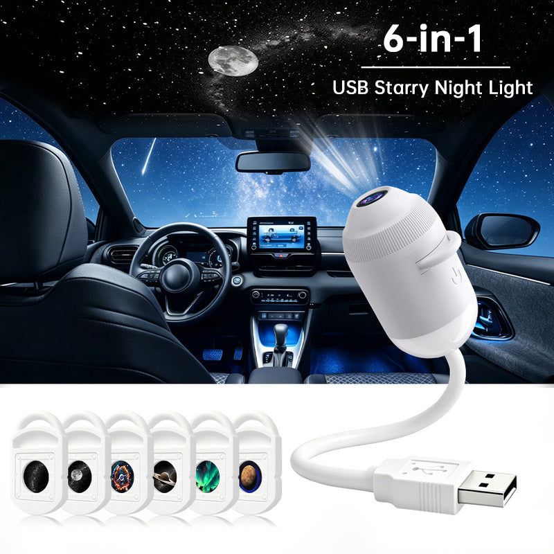 Proiettore olografico 5D Galassia e Oceano – Luce notturna LED smart con 24 pellicole, ideale per camera da letto e feste
