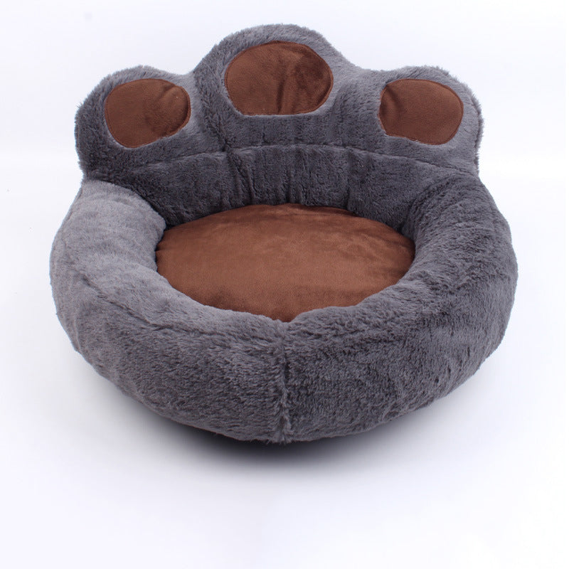 Cuccia per cani, cuccia per gatti, accessori per animali domestici Autunno e Inverno Calda e confortevole Cuccia per animali domestici a forma di zampa d'orso Tappetino per cani