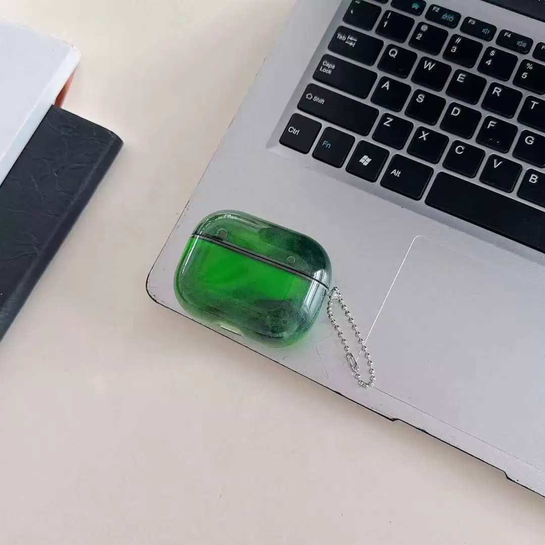 Luminous Flowing Sand Earphone Case suitable for Air Pod Protective Case for Fluorescent Earphones High Appearance Atmosphere Luminescence