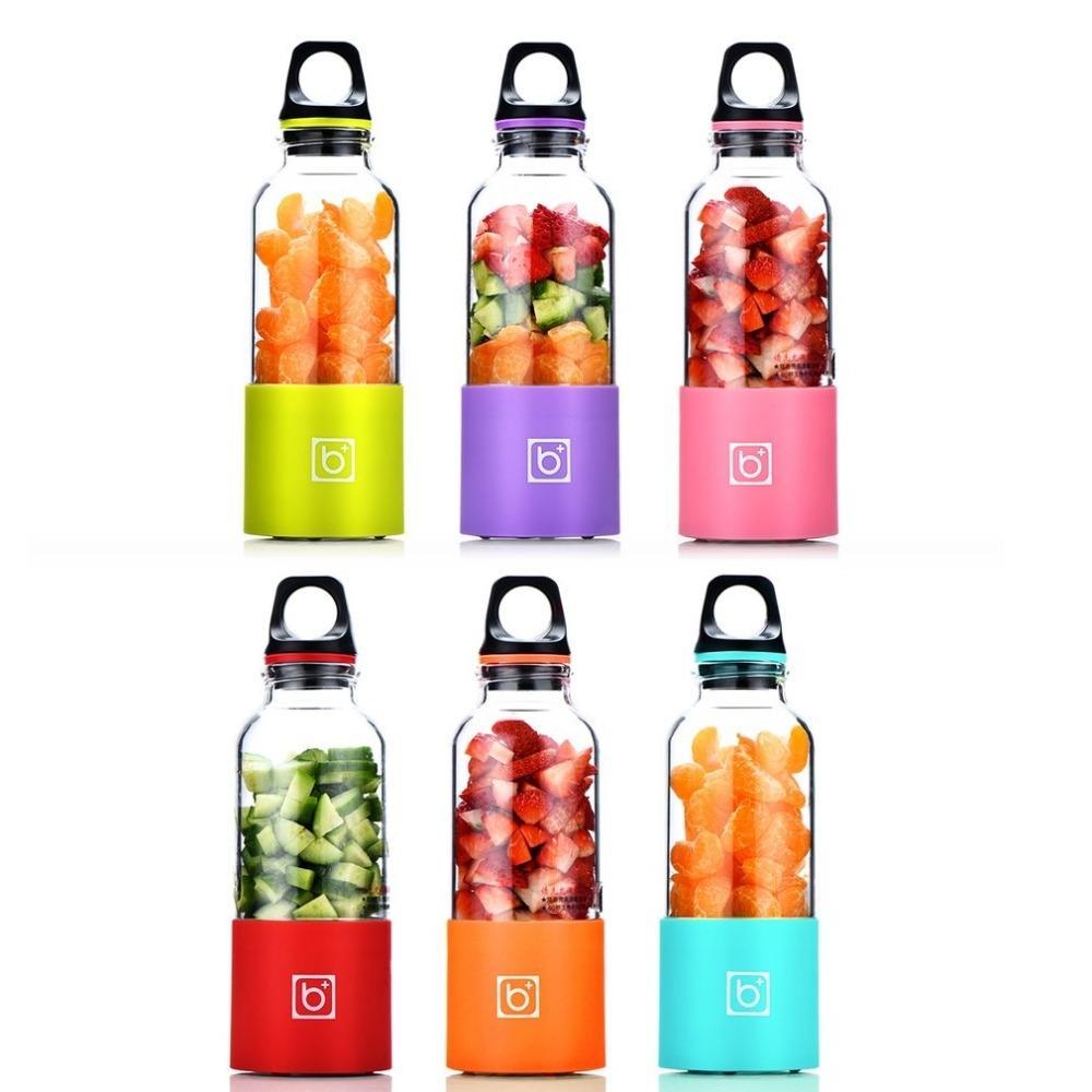 Mini frullatore portatile elettrico ricaricabile via USB – Spremiagrumi e shaker per succhi di frutta