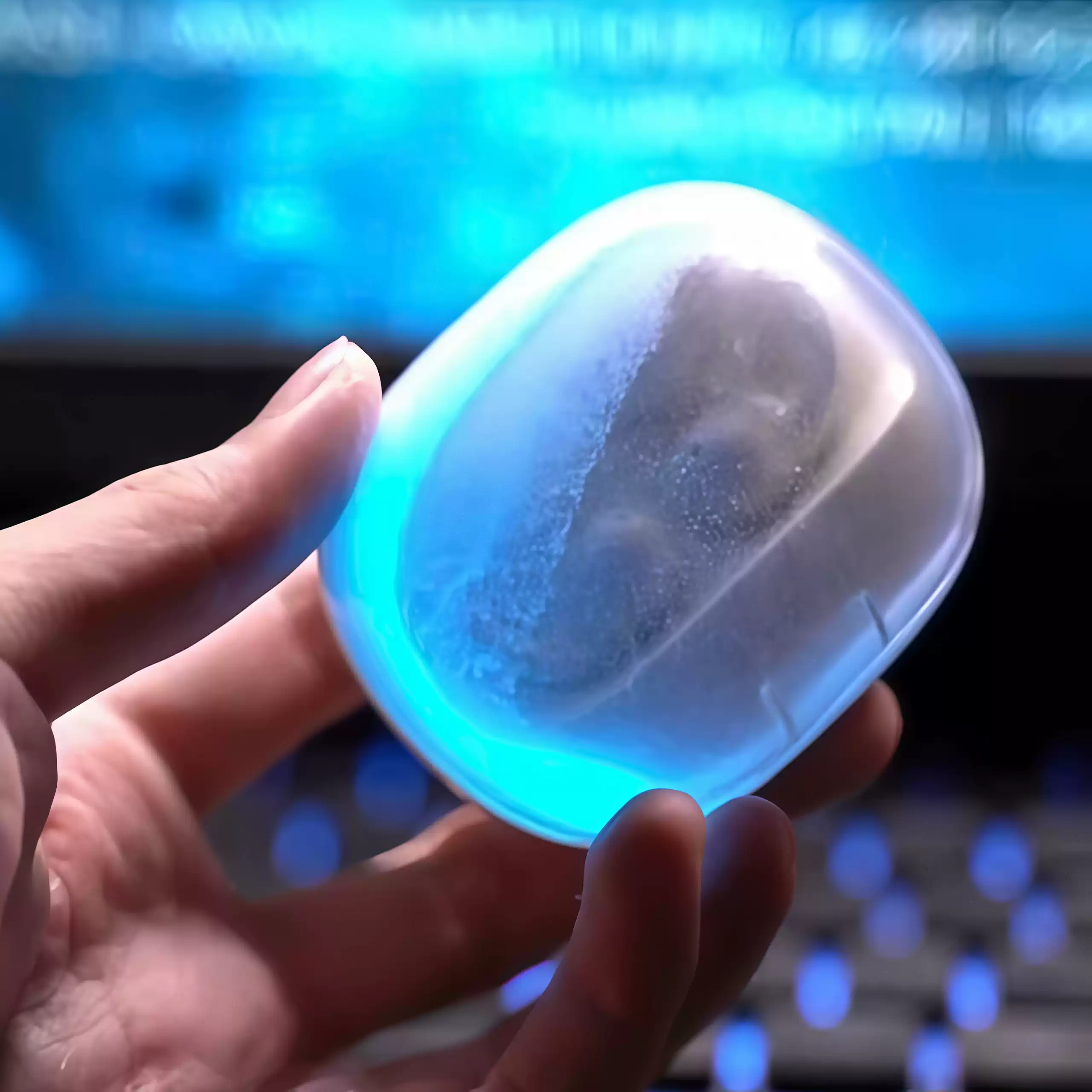 Custodia per auricolari con sabbia che scorre luminosa adatta per Air Pod Custodia protettiva per auricolari fluorescenti High Appearance Atmosphere Lumino