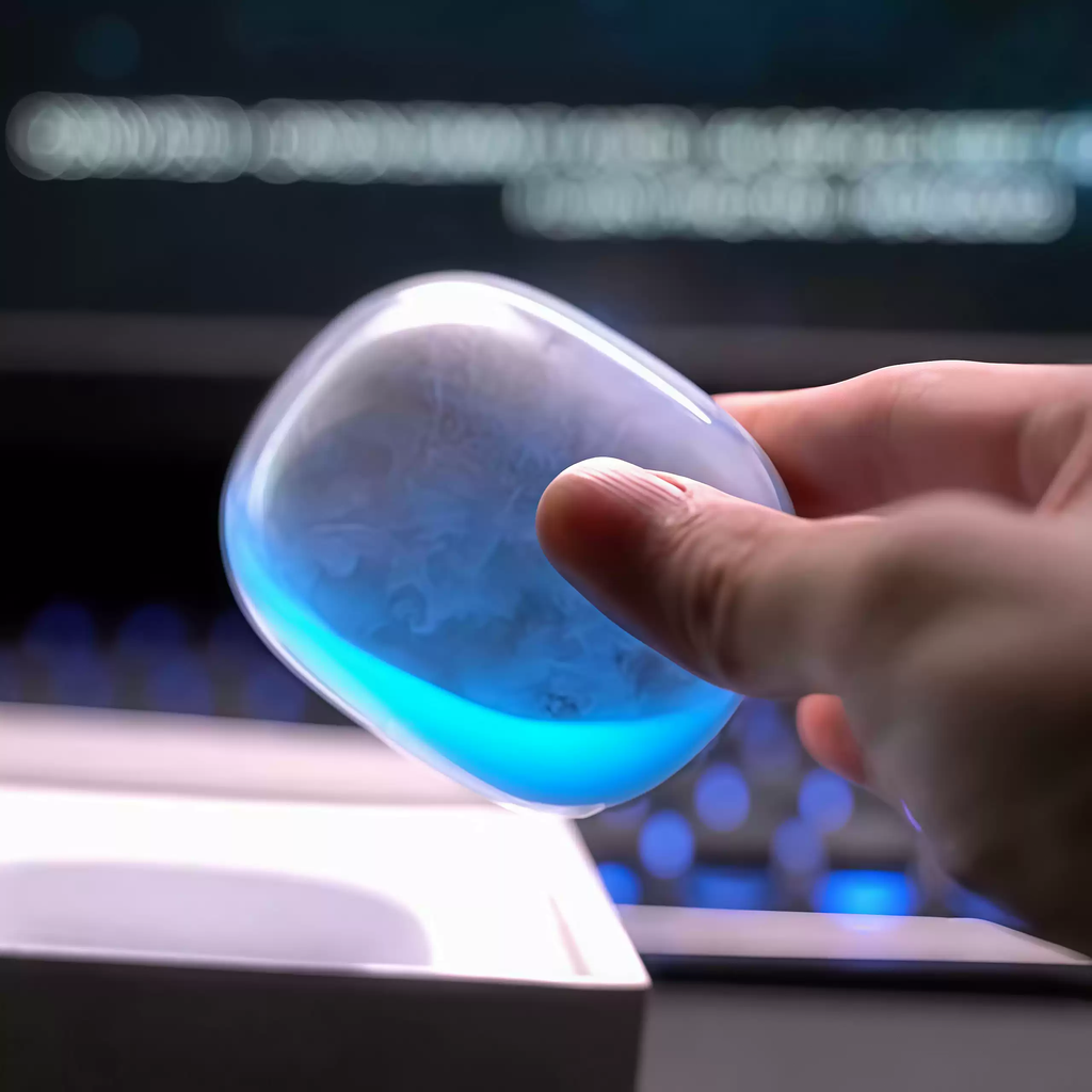 Custodia per auricolari con sabbia che scorre luminosa adatta per Air Pod Custodia protettiva per auricolari fluorescenti High Appearance Atmosphere Lumino