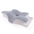 Cuscino cervicale ergonomico in memory foam: supporto ortopedico sagomato, inodore, ideale per alleviare il dolore al collo.