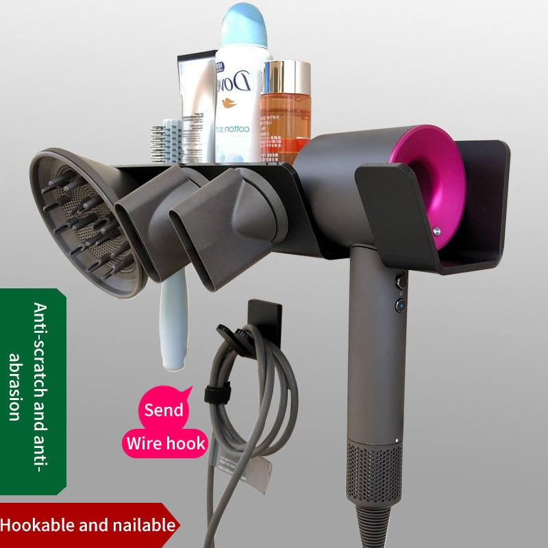 Supporto per asciugacapelli Dyson – Staffa da parete e organizer