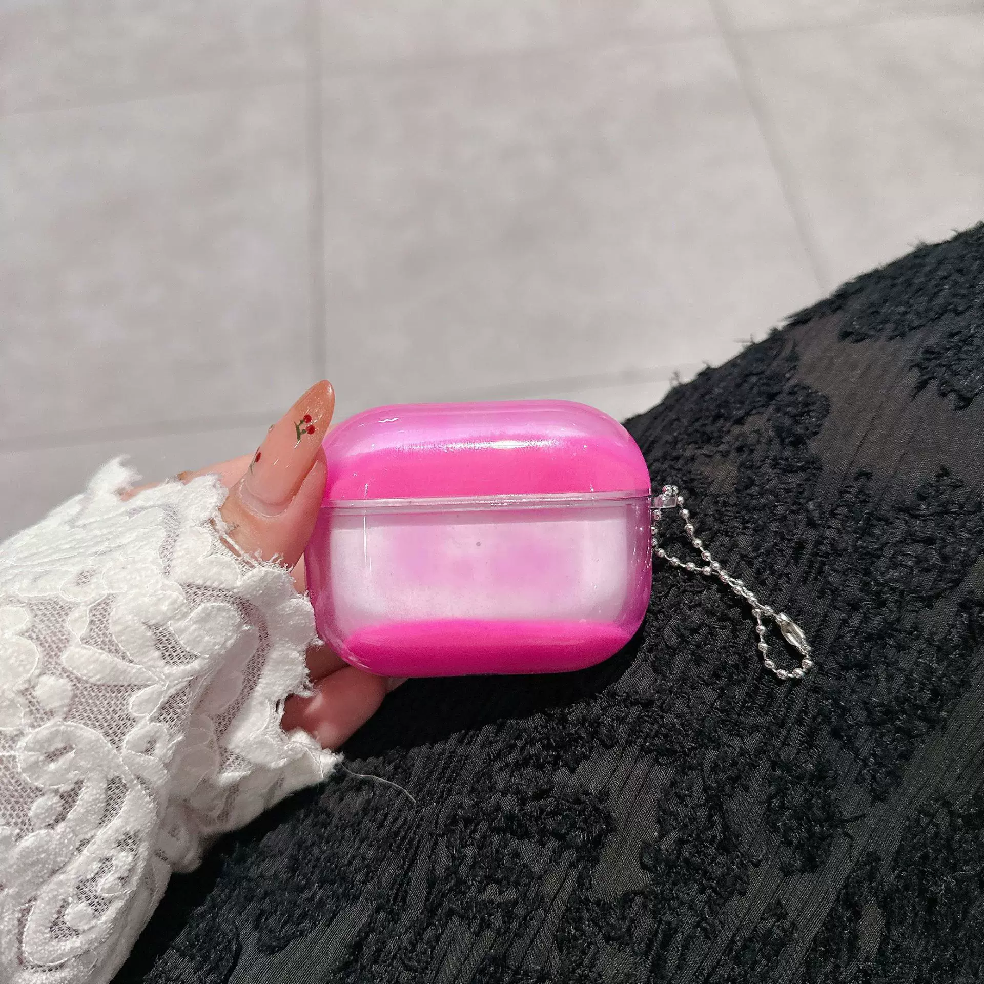 Luminous Flowing Sand Earphone Case suitable for Air Pod Protective Case for Fluorescent Earphones High Appearance Atmosphere Luminescence