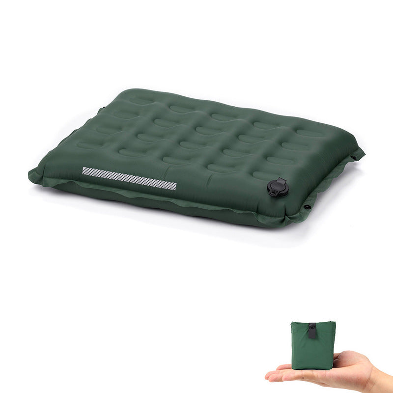Self-Inflating Seat Cushion Thickened Camping Mat Lightweight Waterproof Foldable Stadium Seat Pad