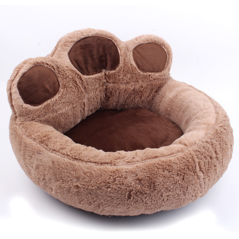 Cuccia per cani, cuccia per gatti, accessori per animali domestici Autunno e Inverno Calda e confortevole Cuccia per animali domestici a forma di zampa d'orso Tappetino per cani