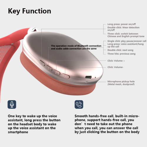 Cuffie Bluetooth sportive wireless con funzione di rilevamento in-ear