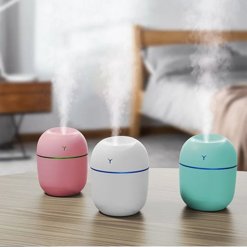 Umidificatore ultrasonico portatile USB Aroma Diffusore di olio essenziale LED