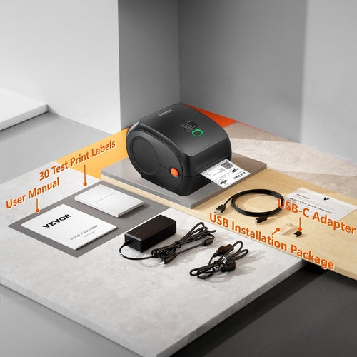 Stampante di etichette termiche, 300DPI per pacchi postali 4x6, wireless